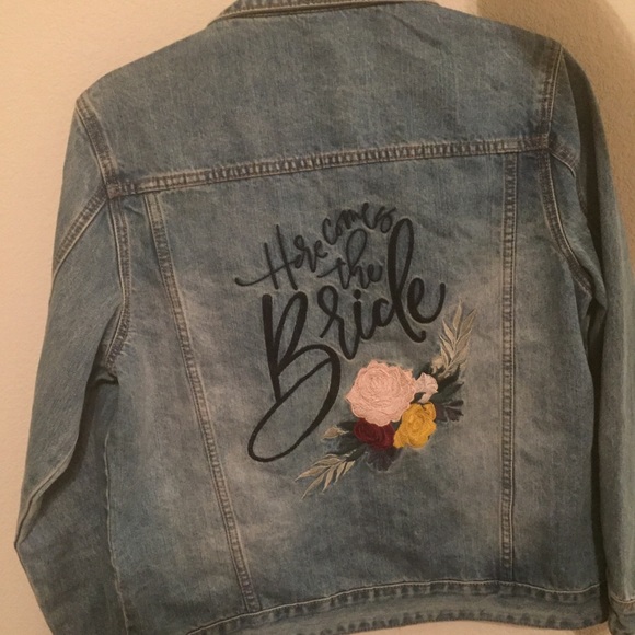 david's bridal jean jacket